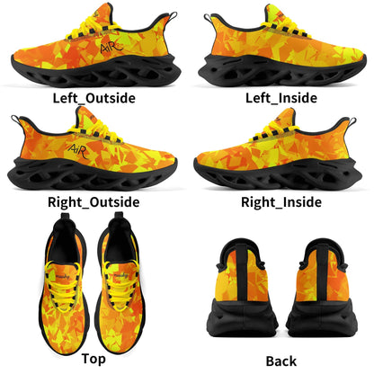 meeshy AIR Athletic Sneaker - Yellow Crystal - Damen Sneaker JLR Design