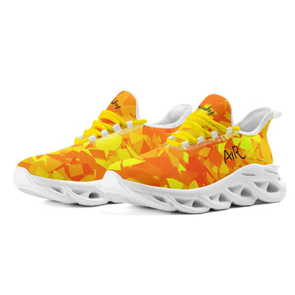 meeshy AIR Athletic Sneaker - Yellow Crystal - Damen Sneaker JLR Design