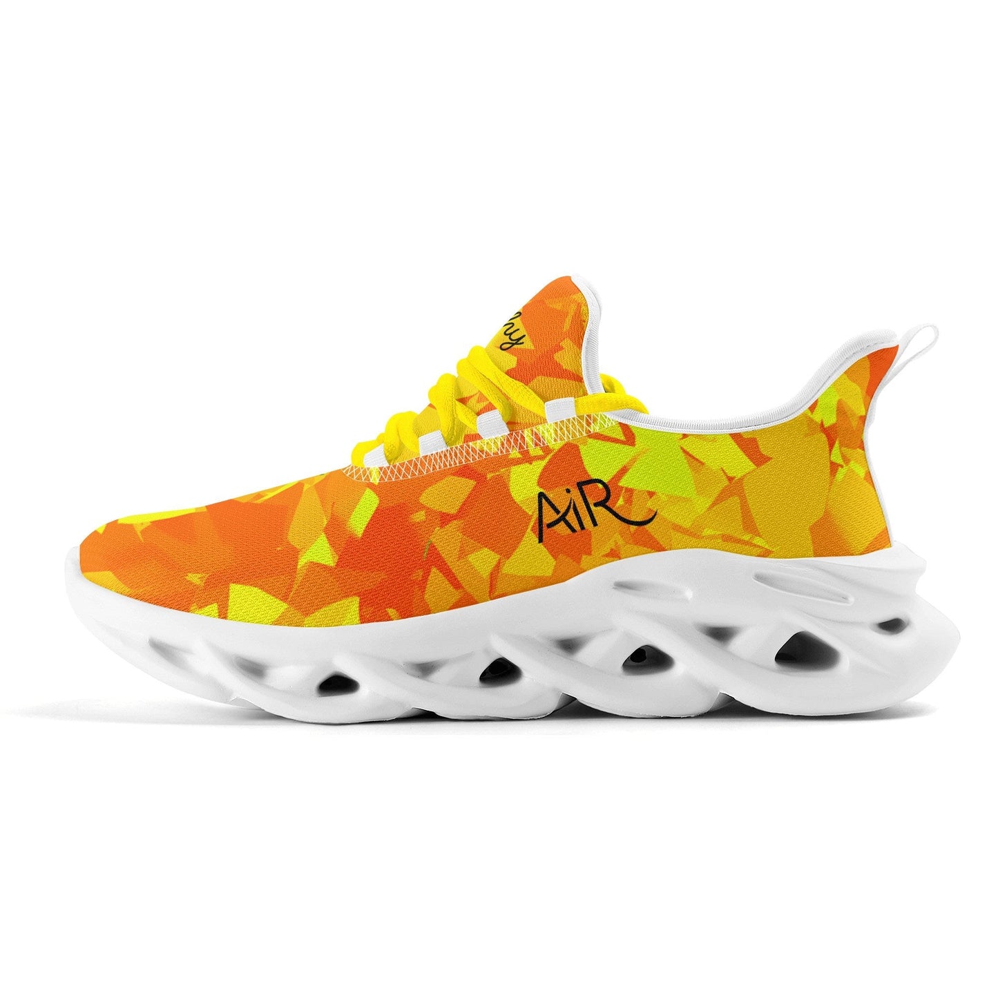 meeshy AIR Athletic Sneaker - Yellow Crystal - Damen Sneaker JLR Design