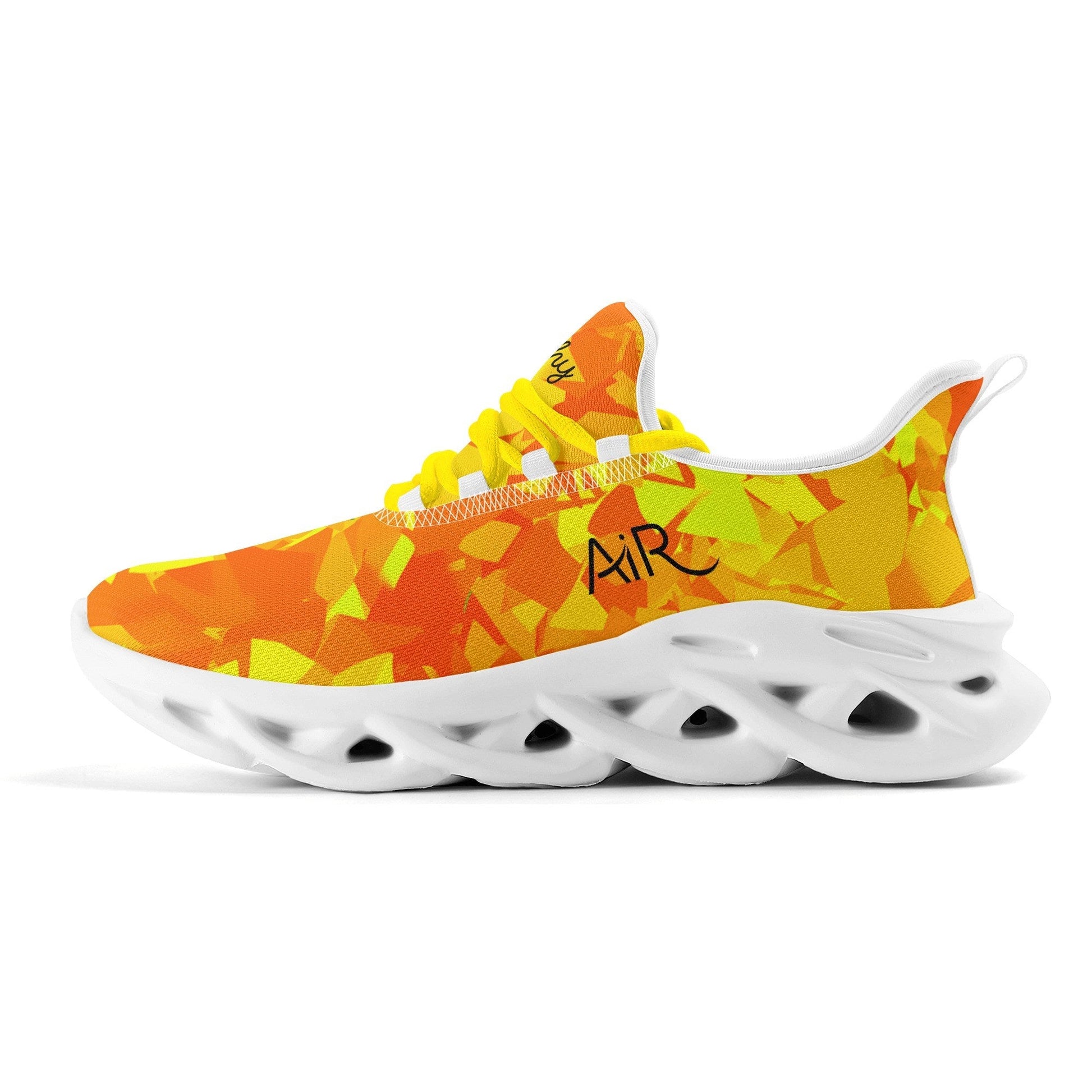 meeshy AIR Athletic Sneaker - Yellow Crystal - Damen Sneaker JLR Design