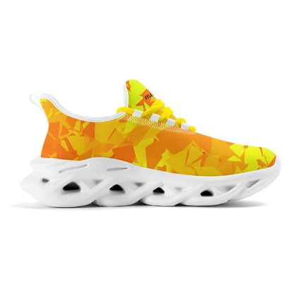 meeshy AIR Athletic Sneaker - Yellow Crystal - Damen Sneaker JLR Design