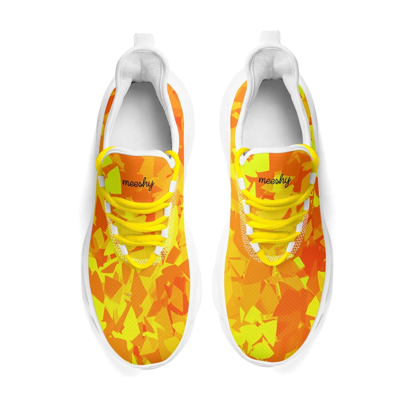 meeshy AIR Athletic Sneaker - Yellow Crystal - Damen Sneaker JLR Design