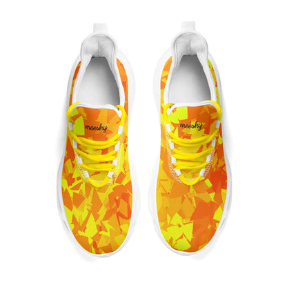 meeshy AIR Athletic Sneaker - Yellow Crystal - Damen Sneaker JLR Design