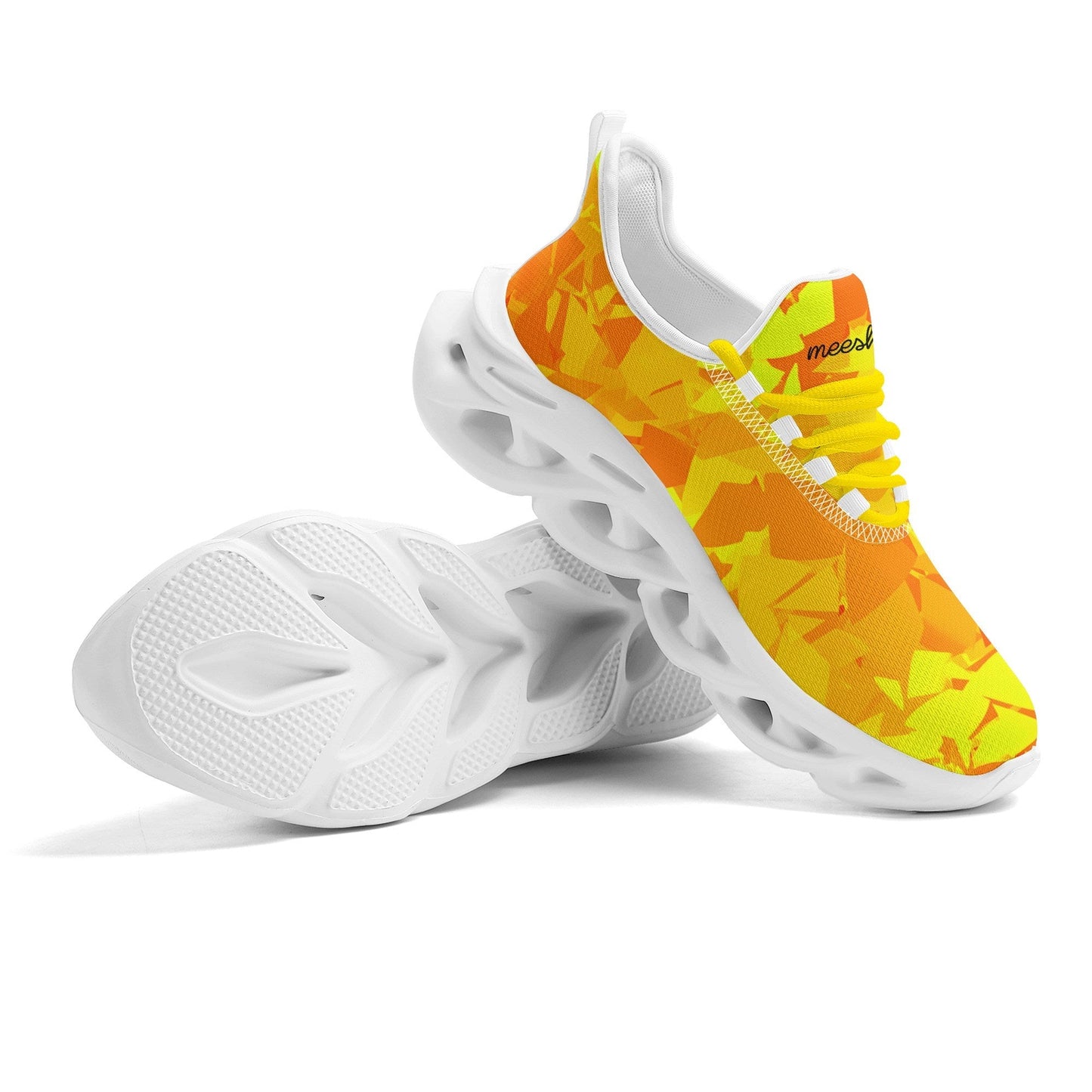 meeshy AIR Athletic Sneaker - Yellow Crystal - Damen Sneaker JLR Design