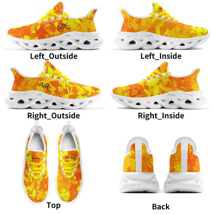 meeshy AIR Athletic Sneaker - Yellow Crystal - Damen Sneaker JLR Design