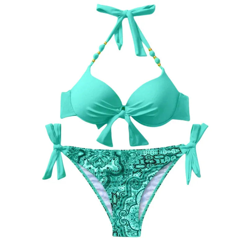 mehrfarbiges-bikini-set-mit-schleifen-bikini-mit-schleife-jlr-design-44724 - JLR Design