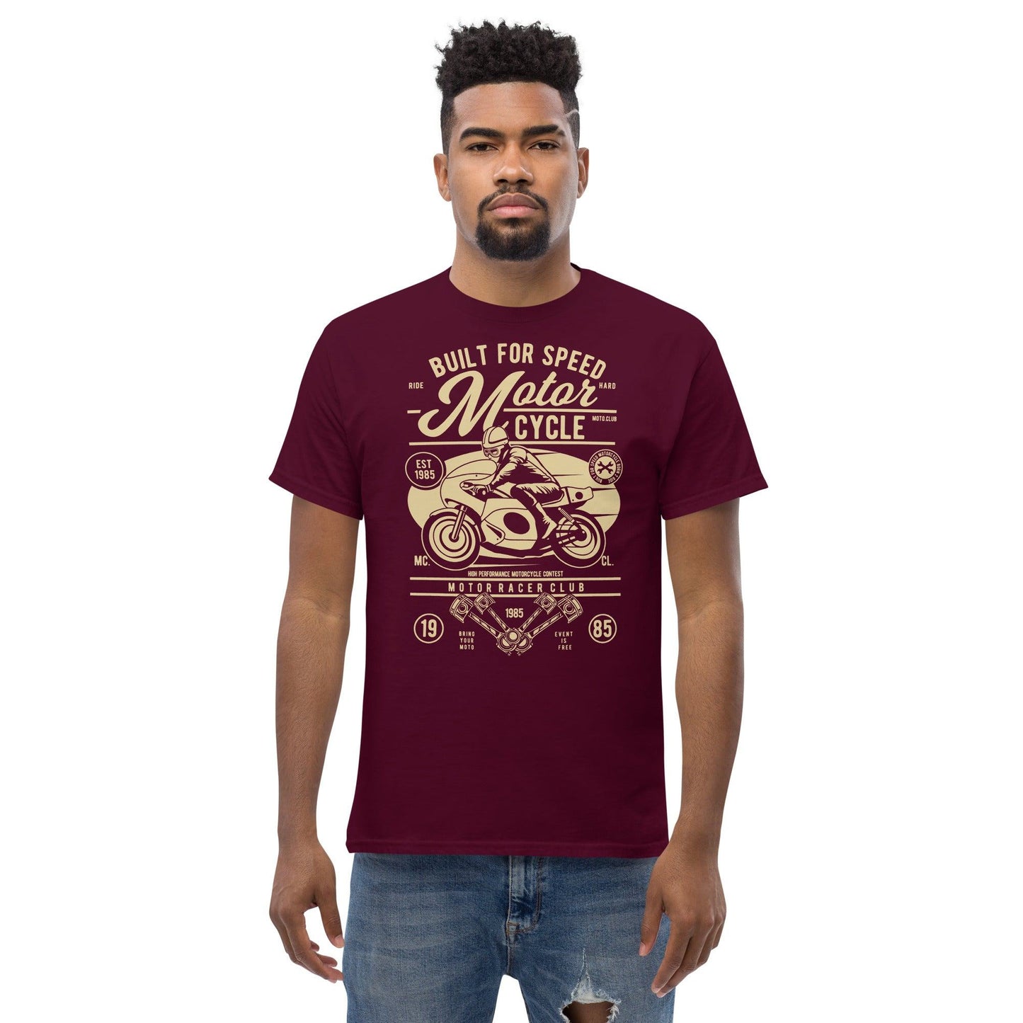 Built for Speed Herren-T-Shirt T-Shirt 29.99 Built, Herren, Motorcycle, Speed JLR Design
