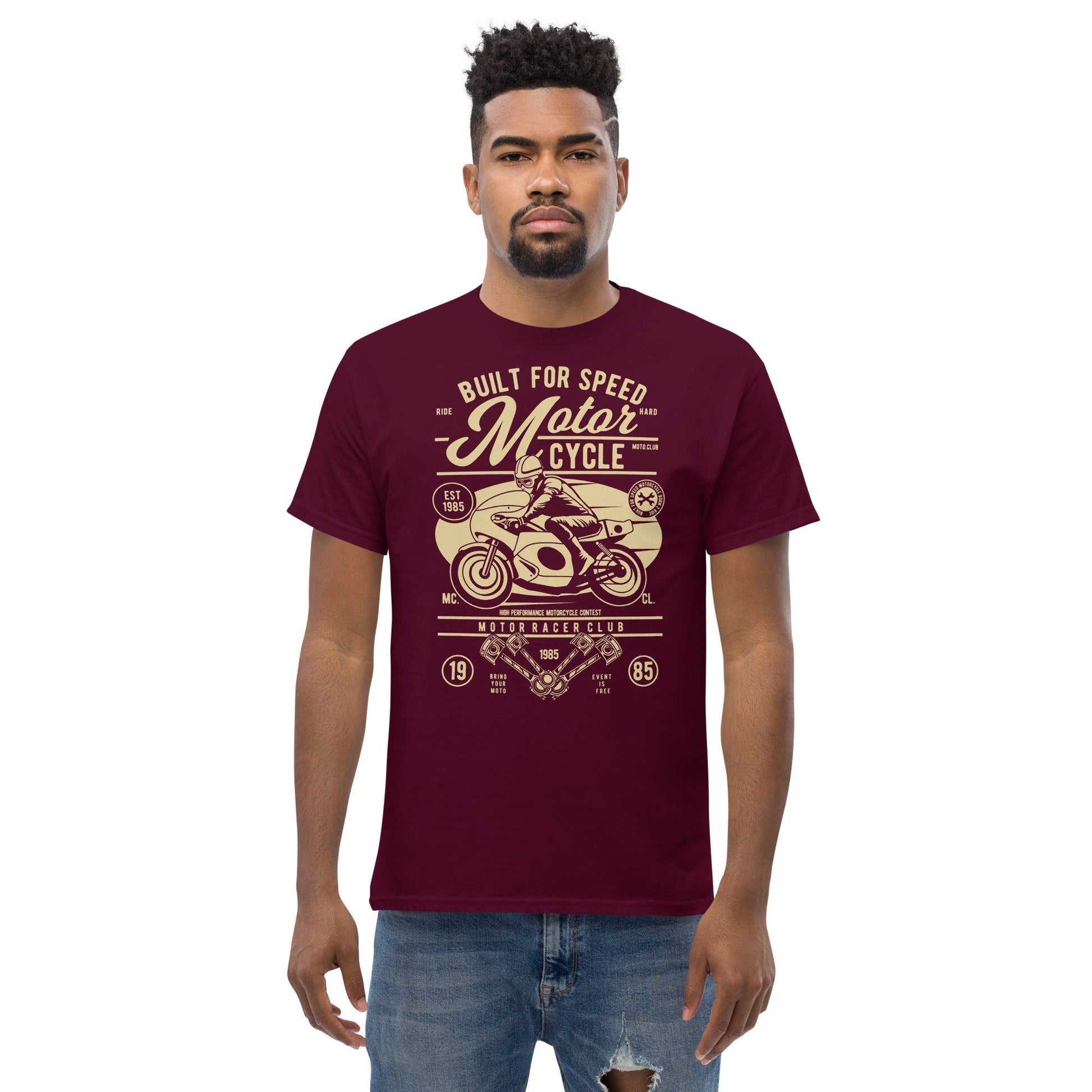 Built for Speed Herren-T-Shirt T-Shirt 29.99 Built, Herren, Motorcycle, Speed JLR Design
