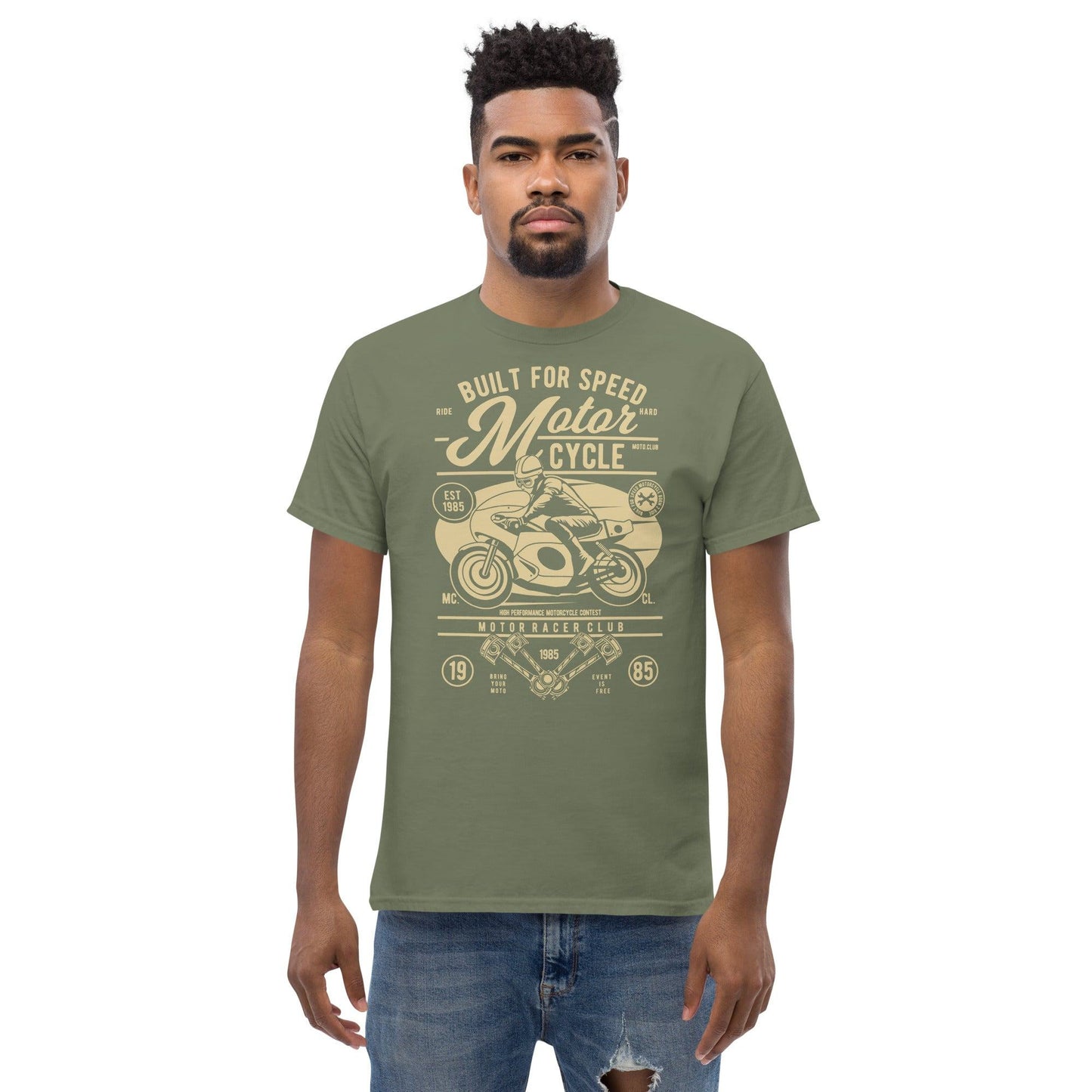 Built for Speed Herren-T-Shirt T-Shirt 29.99 Built, Herren, Motorcycle, Speed JLR Design