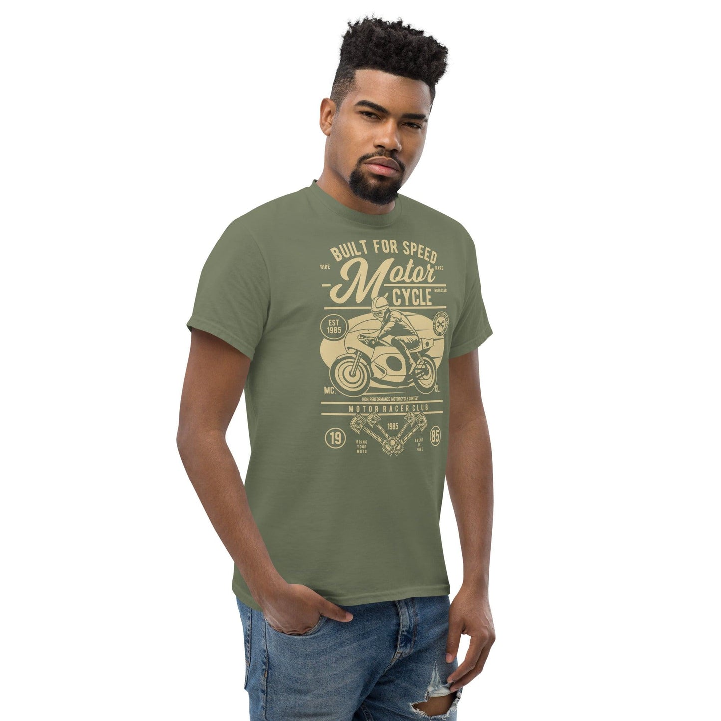 Built for Speed Herren-T-Shirt T-Shirt 29.99 Built, Herren, Motorcycle, Speed JLR Design