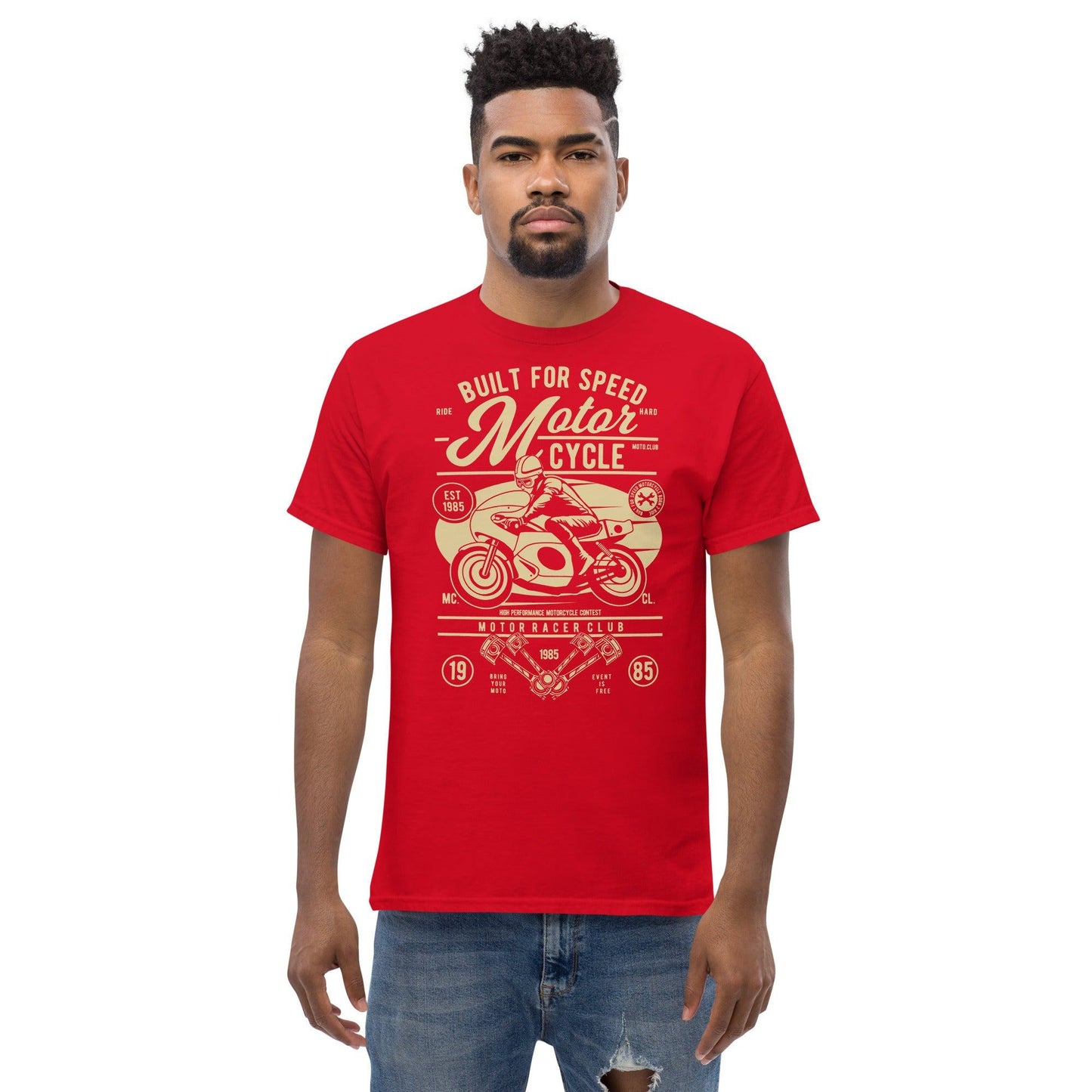 Built for Speed Herren-T-Shirt T-Shirt 29.99 Built, Herren, Motorcycle, Speed JLR Design