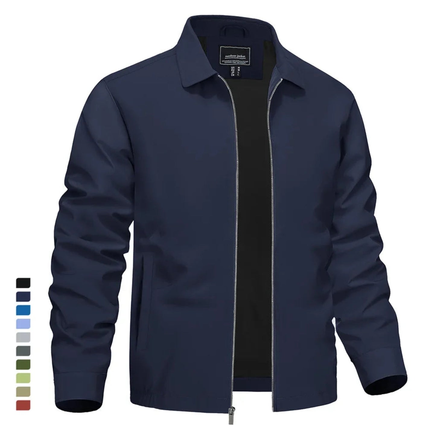 Moderne Herren-Freizeitjacke im Tunic-Stil Bomberjacke JLR Design