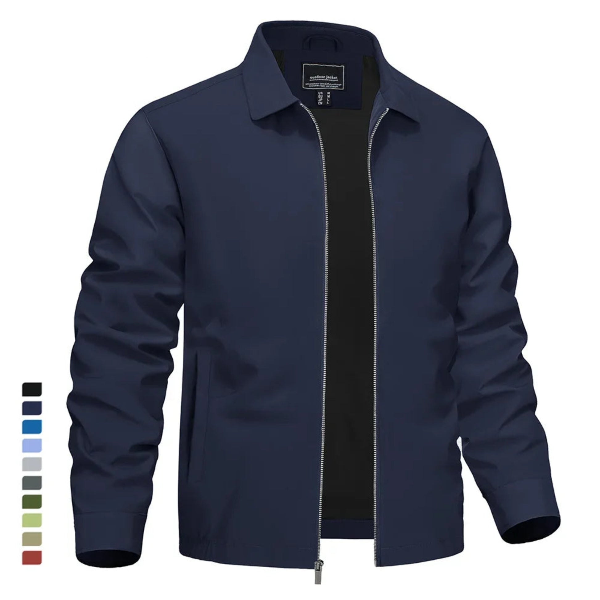 Moderne Herren-Freizeitjacke im Tunic-Stil Bomberjacke JLR Design