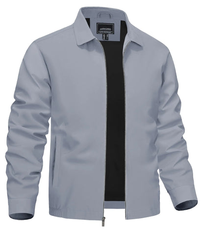 Moderne Herren-Freizeitjacke im Tunic-Stil Bomberjacke JLR Design