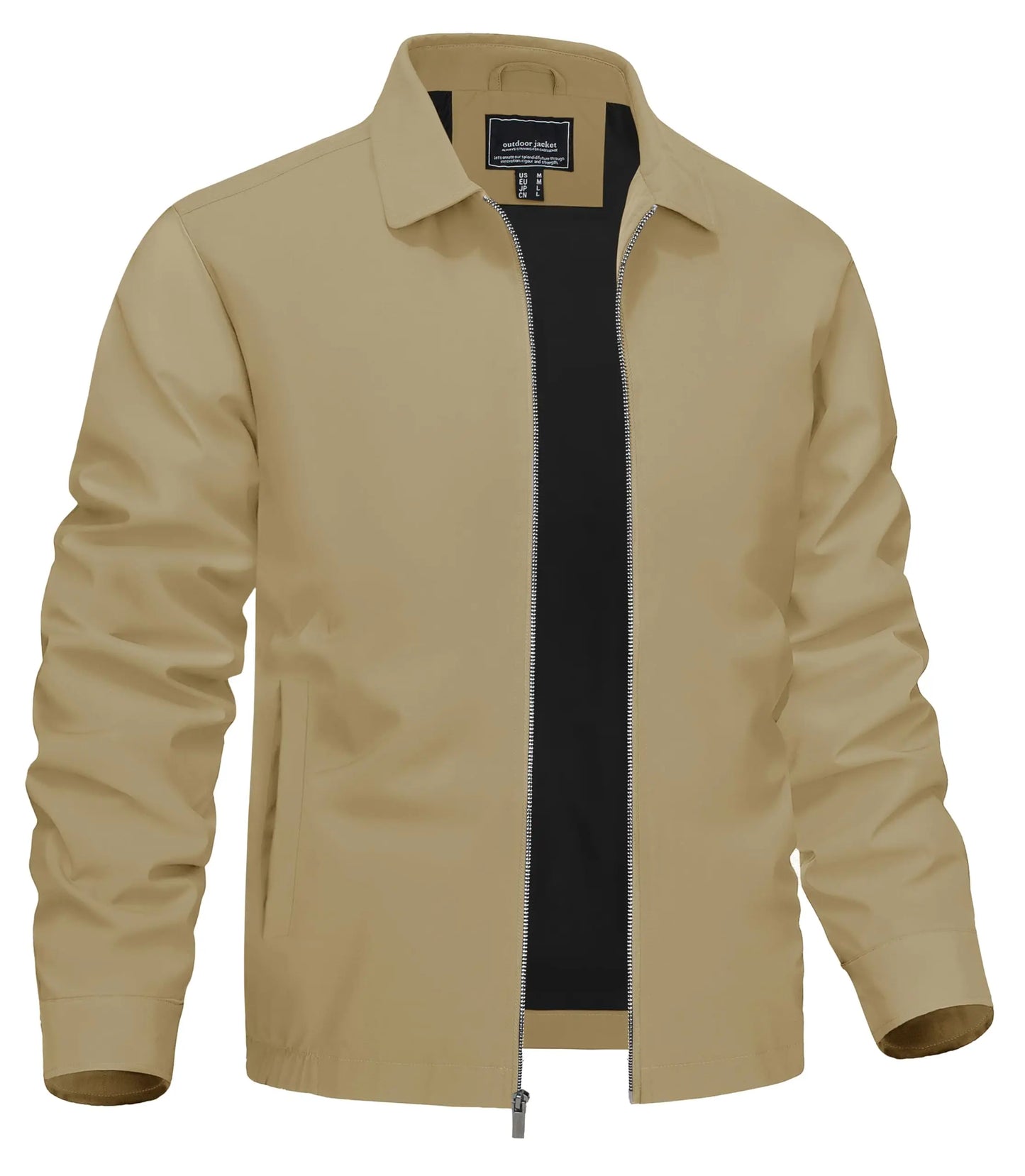 Moderne Herren-Freizeitjacke im Tunic-Stil Bomberjacke JLR Design