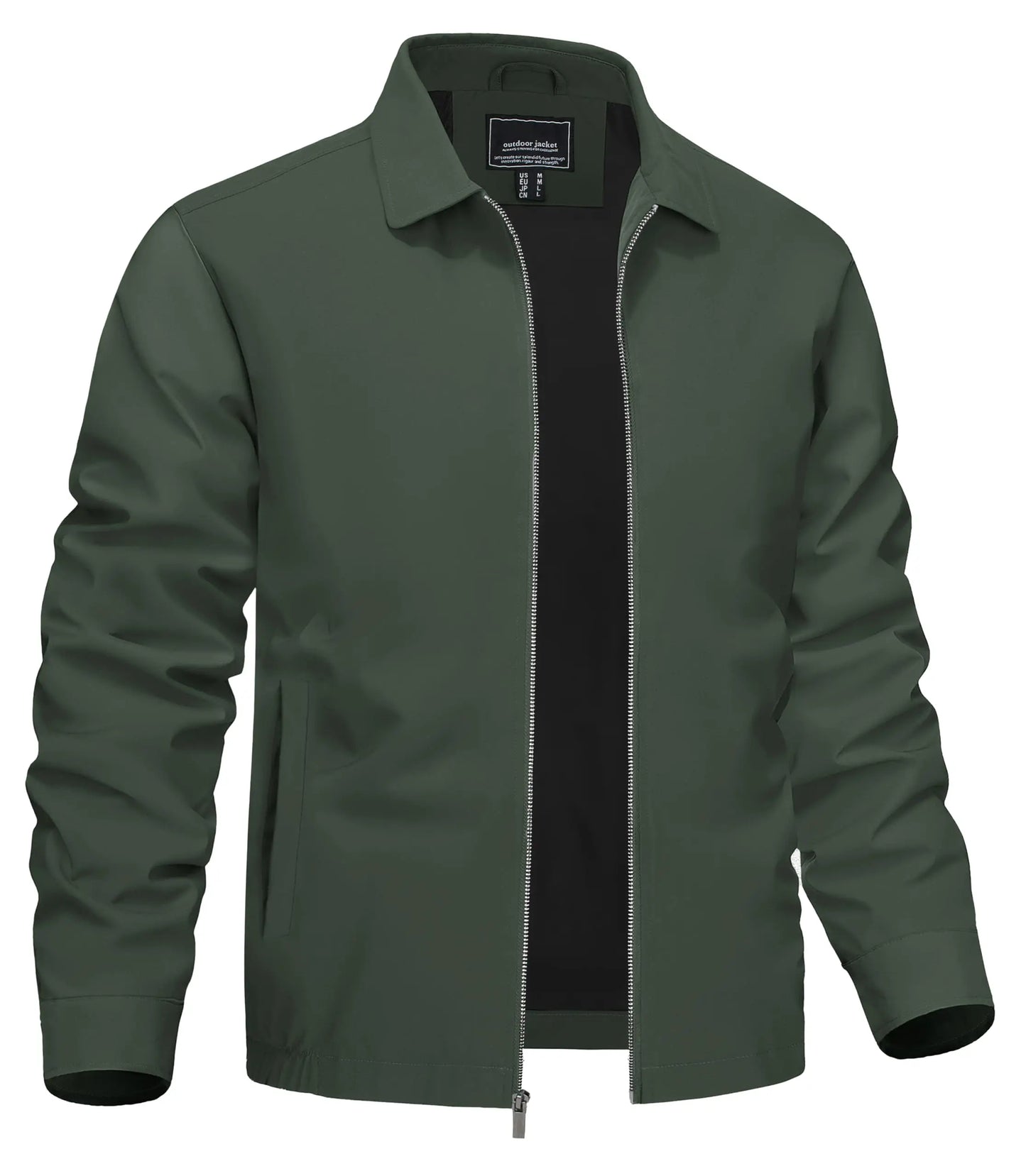 Moderne Herren-Freizeitjacke im Tunic-Stil Bomberjacke JLR Design