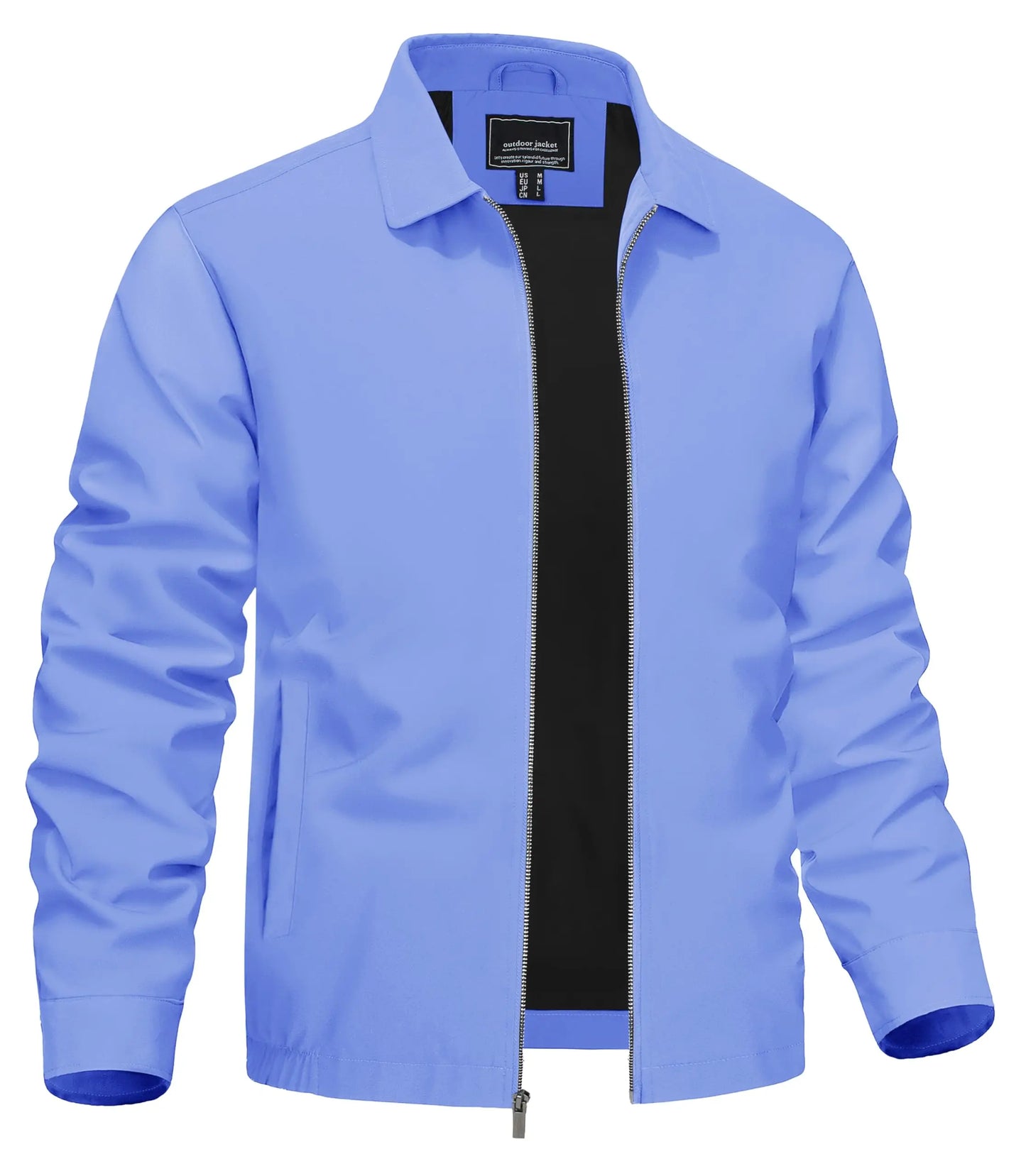 Moderne Herren-Freizeitjacke im Tunic-Stil Bomberjacke JLR Design