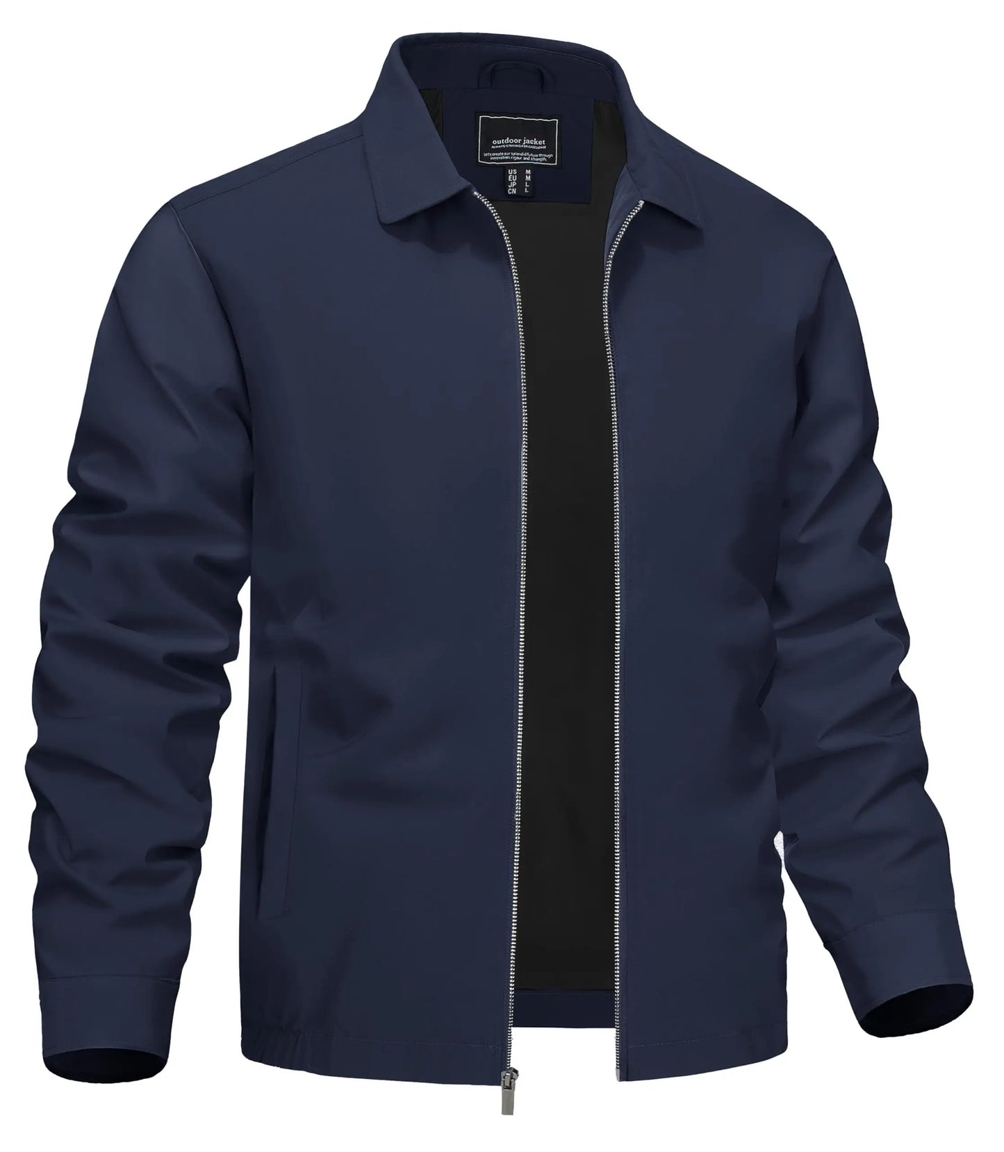 Moderne Herren-Freizeitjacke im Tunic-Stil Bomberjacke JLR Design