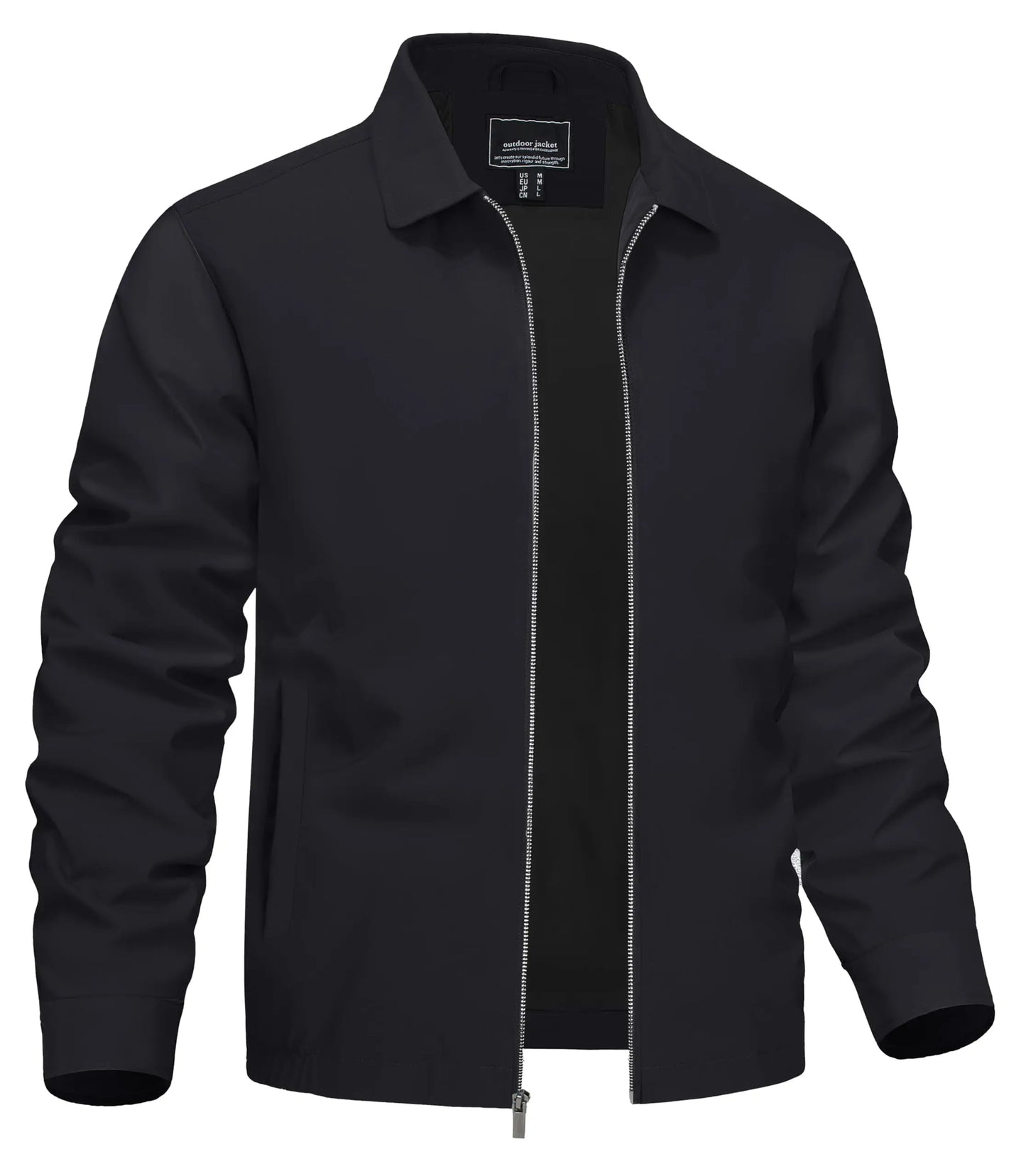 Moderne Herren-Freizeitjacke im Tunic-Stil Bomberjacke JLR Design