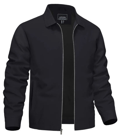 Moderne Herren-Freizeitjacke im Tunic-Stil Bomberjacke JLR Design