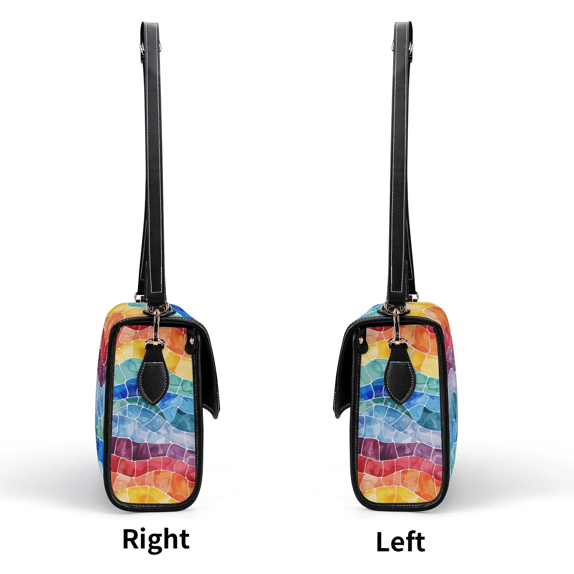 Mosaic Regenbogen Satchel Bag Umhängetasche Umhängetasche JLR Design