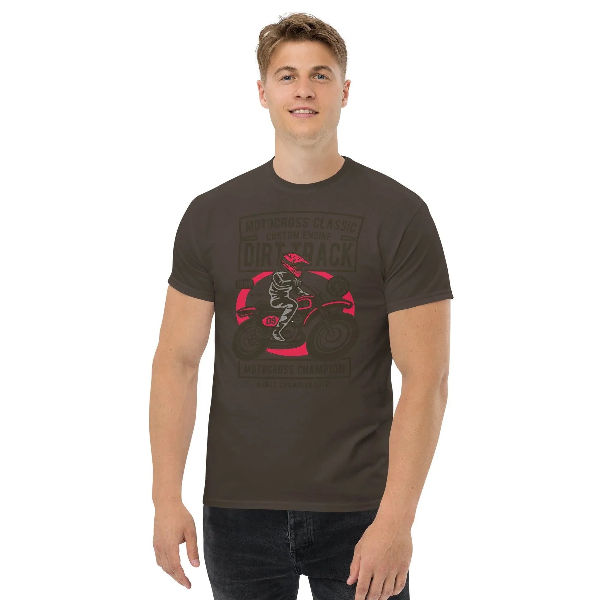 motocross-classic-dirt-track-herren-t-shirt-t-shirt-jlr-design-41909 - JLR Design
