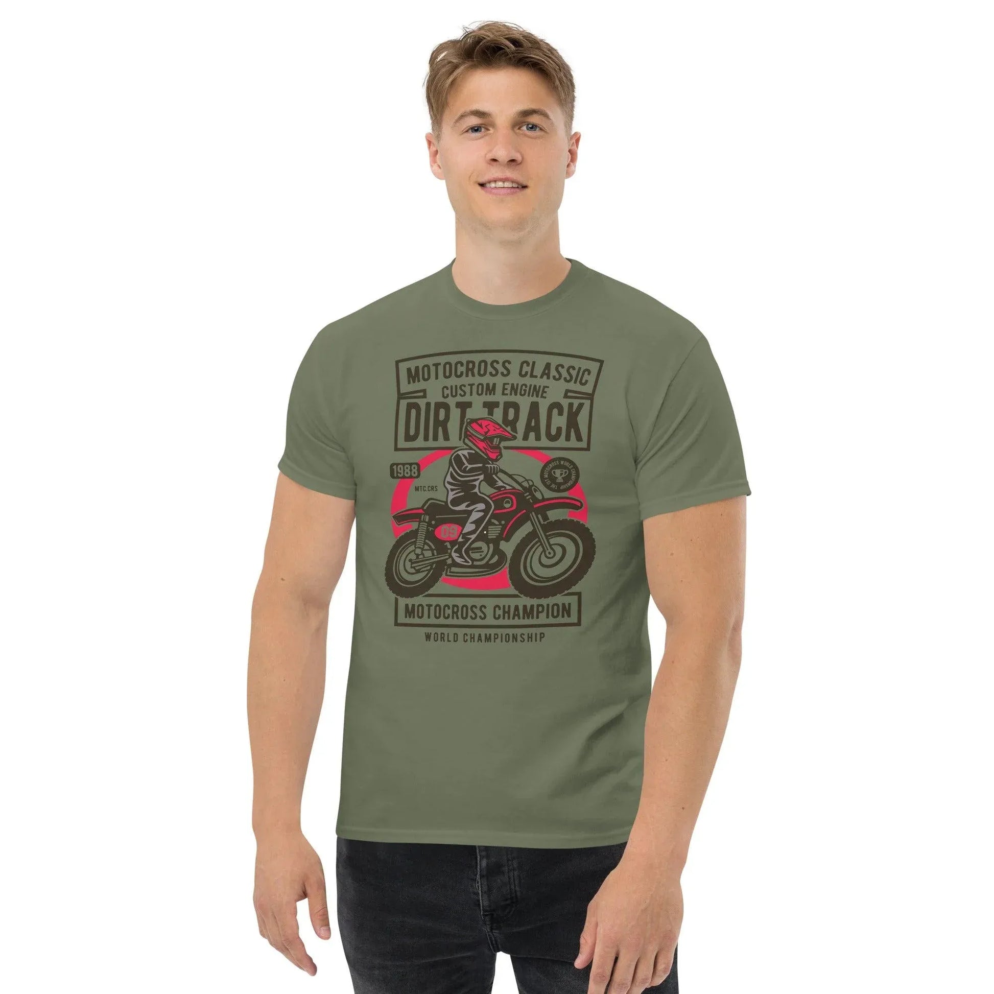 motocross-classic-dirt-track-herren-t-shirt-t-shirt-jlr-design-84056 - JLR Design
