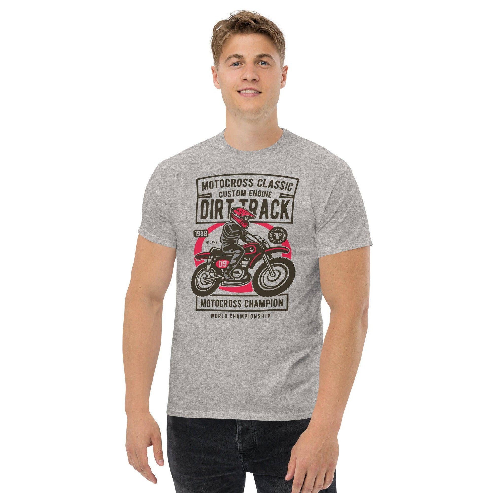 motocross-classic-dirt-track-herren-t-shirt-t-shirt-jlr-design-50995 - JLR Design