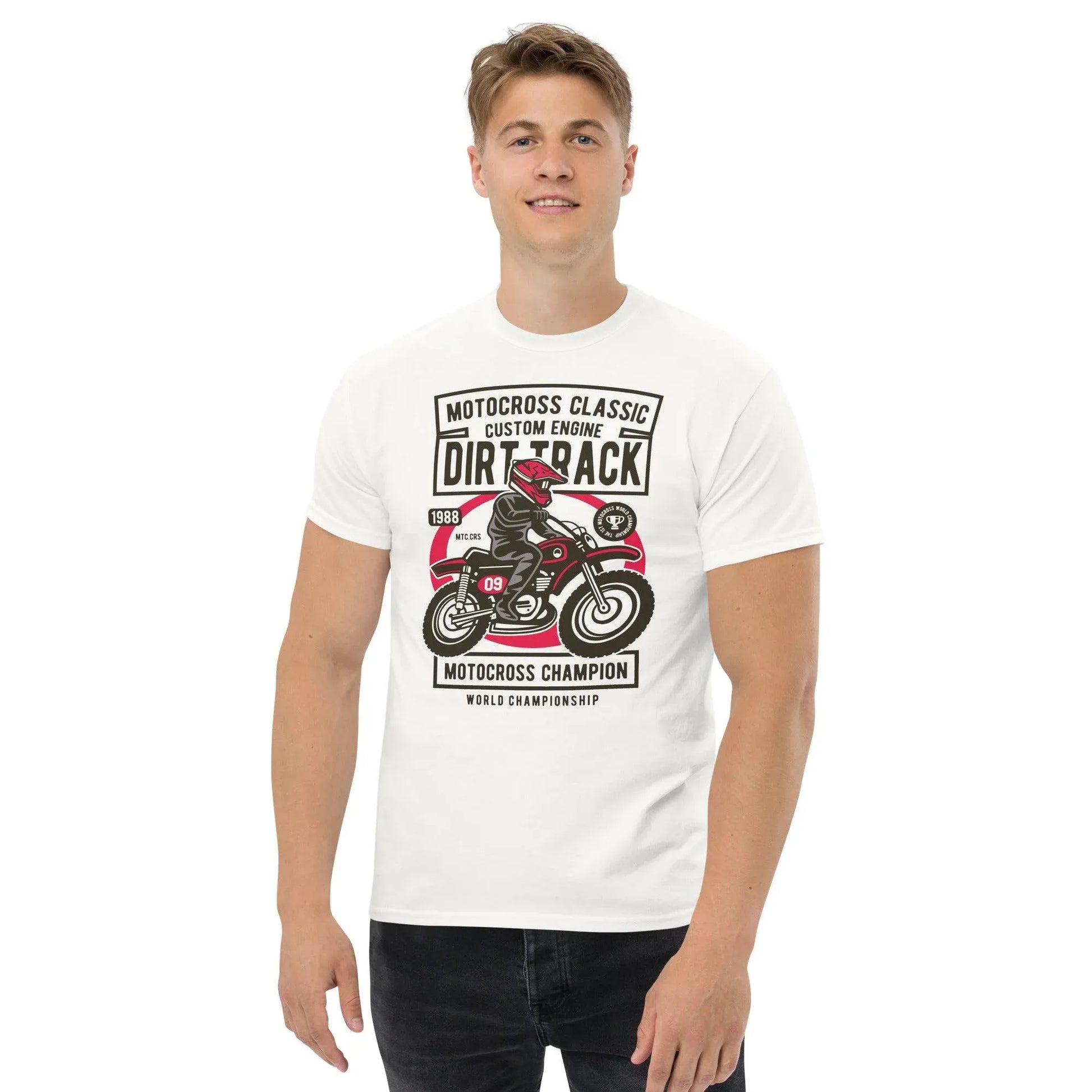 motocross-classic-dirt-track-herren-t-shirt-t-shirt-jlr-design-24373 - JLR Design