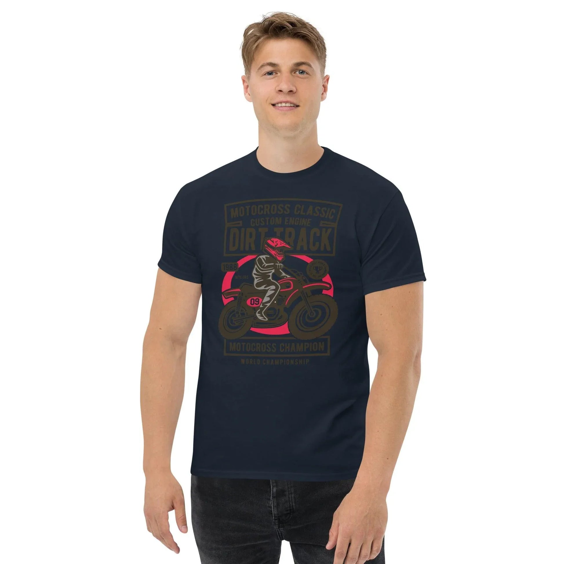 motocross-classic-dirt-track-herren-t-shirt-t-shirt-jlr-design-40663 - JLR Design