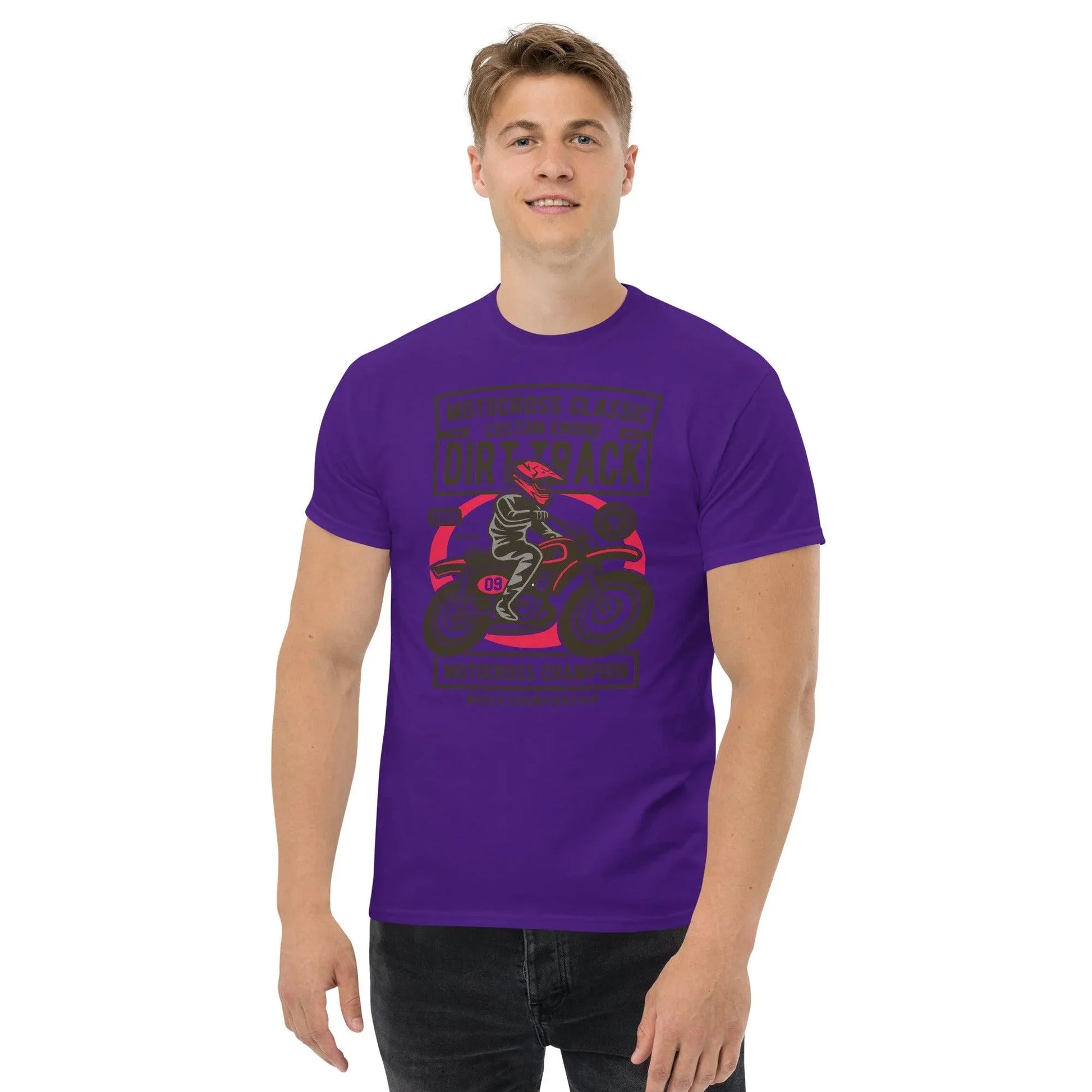 motocross-classic-dirt-track-herren-t-shirt-t-shirt-jlr-design-64972 - JLR Design