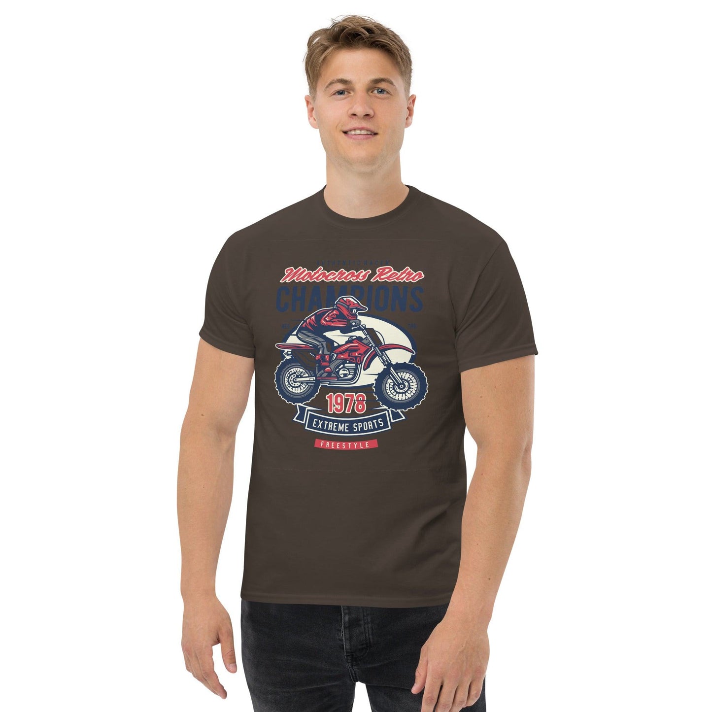 Motocross Retro Champions Herren-T-Shirt T-Shirt 29.99 Champions, Herren, Motocross, Retro, T-Shirt JLR Design