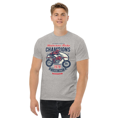 Motocross Retro Champions Herren-T-Shirt T-Shirt 29.99 Champions, Herren, Motocross, Retro, T-Shirt JLR Design