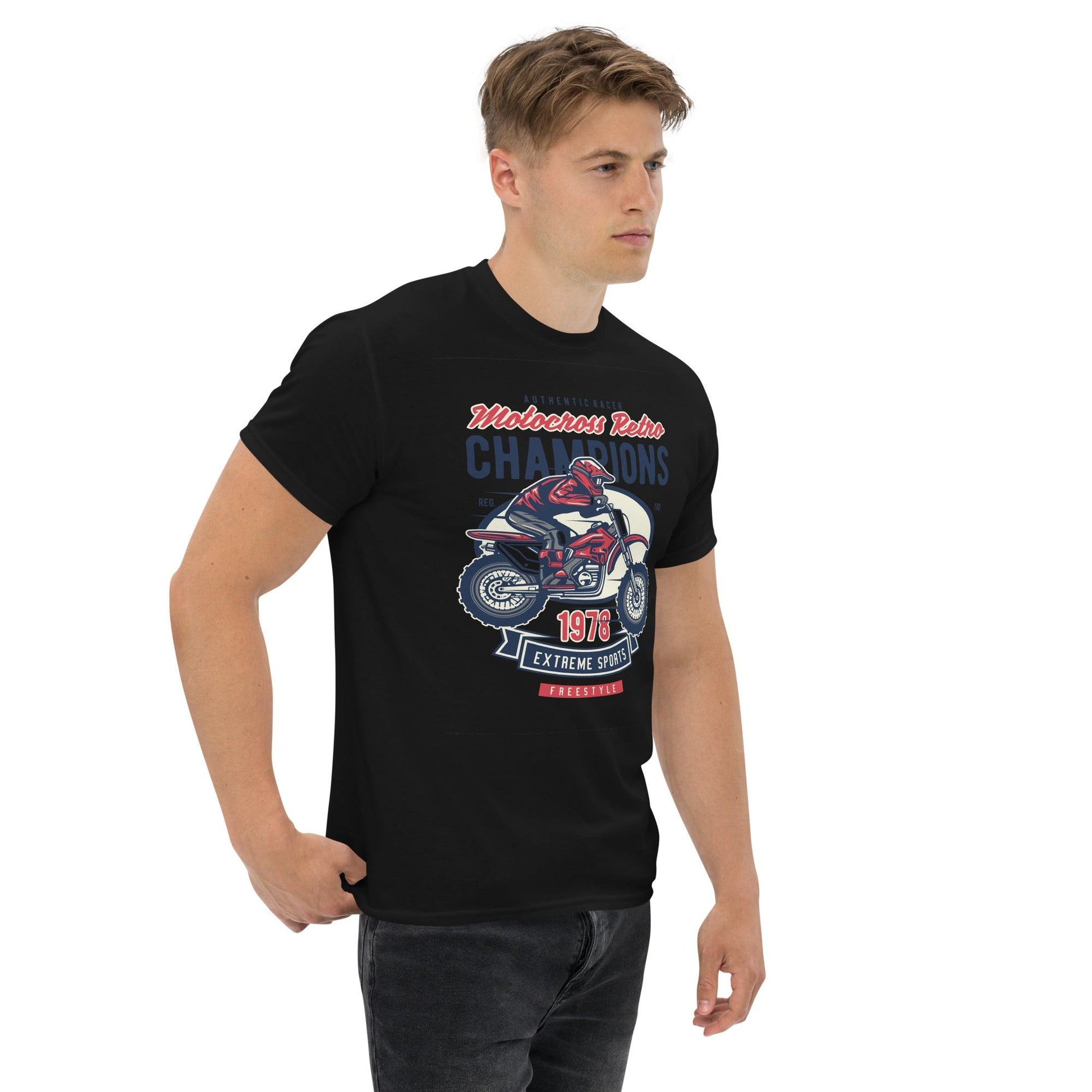 Motocross Retro Champions Herren-T-Shirt T-Shirt 29.99 Champions, Herren, Motocross, Retro, T-Shirt JLR Design