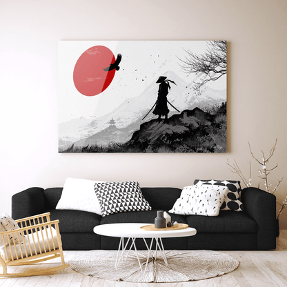 Mountain Samurai Acyl+Alu Verbund 44.99 Acryl, Acyl+Alu Verbund, Aluminium., Japan, Poster, Samurai JLR Design