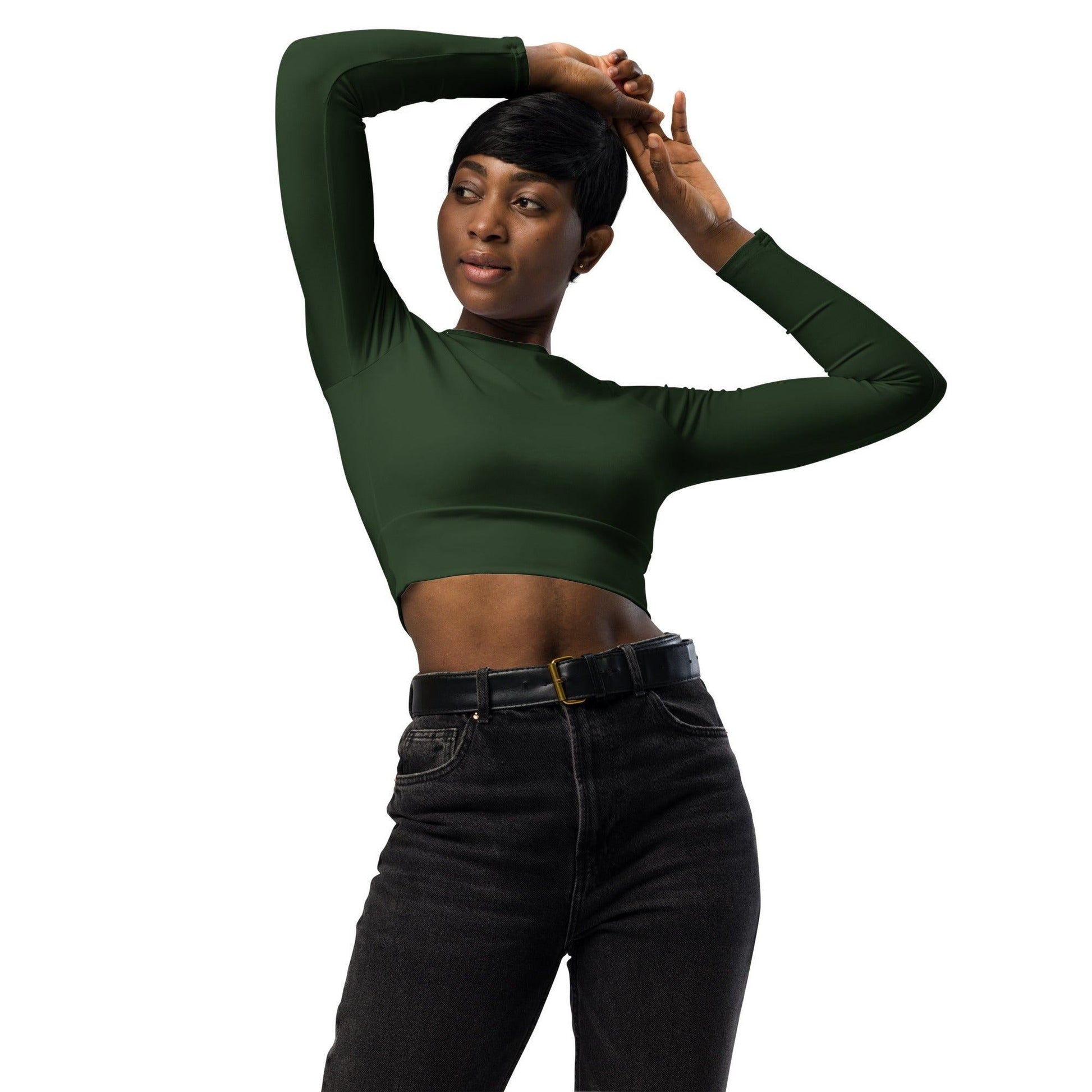 Myrte Long Sleeve Damen Crop Top Long Sleeve Crop Top JLR Design