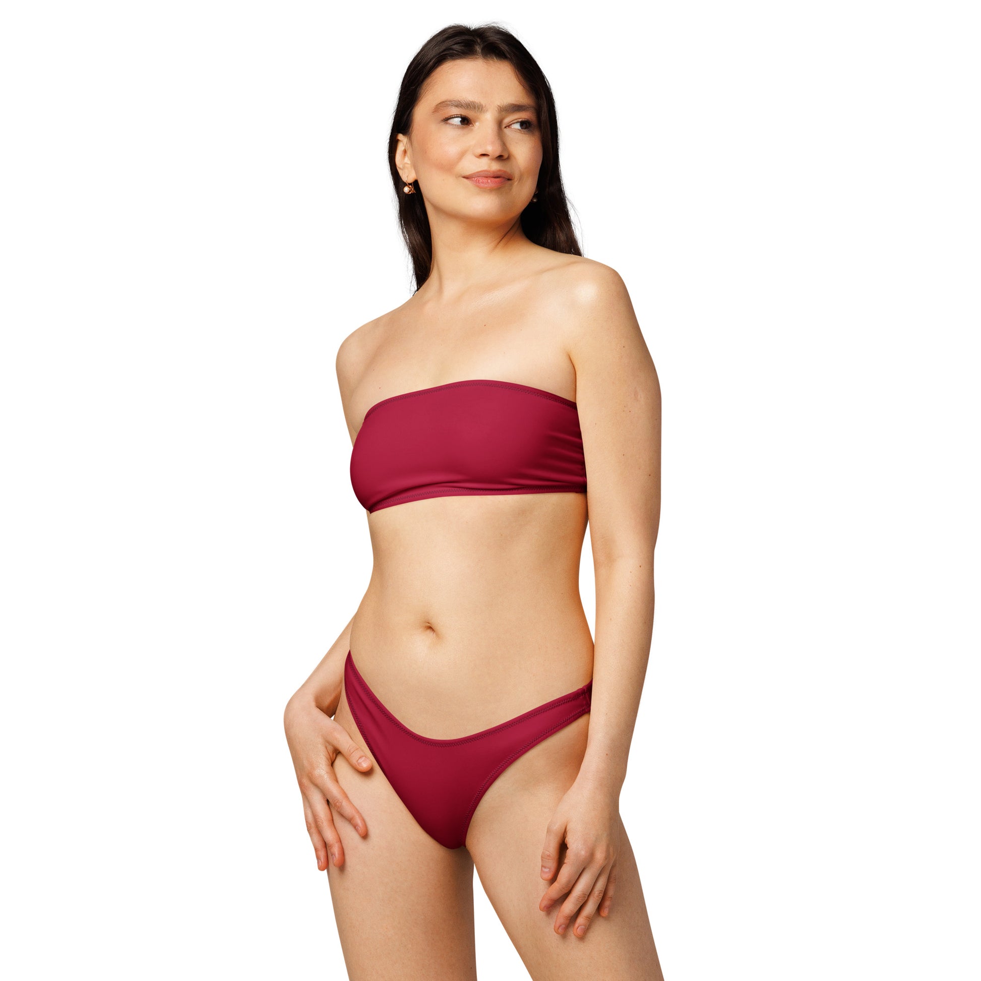 nachhaltiger-bandeau-bikini-carmine-recyceltes-material-mit-allover-druck-bikini-jlr-design-2 - JLR Design