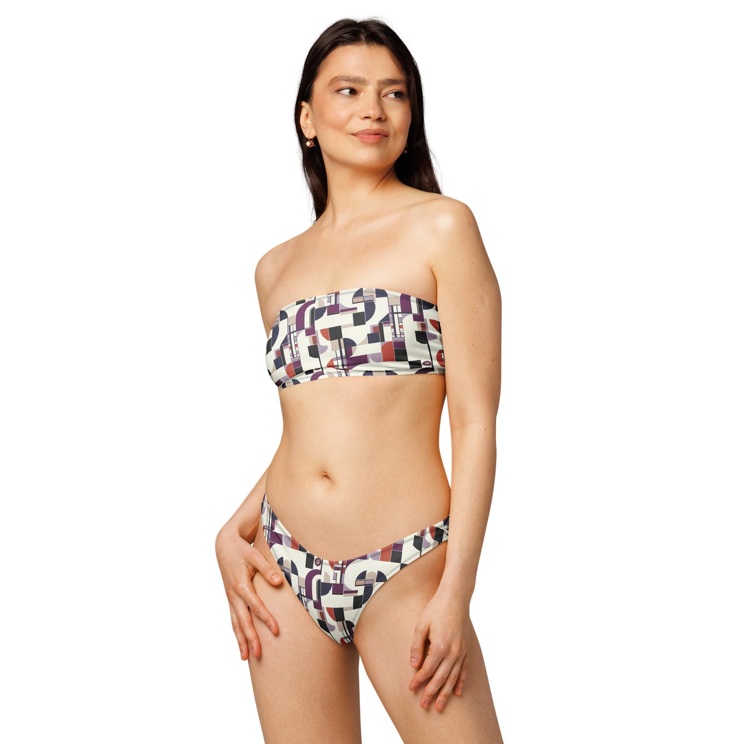 nachhaltiger-bandeau-bikini-geometry-v3-recyceltes-material-mit-allover-druck-bikini-jlr-design-2 - JLR Design