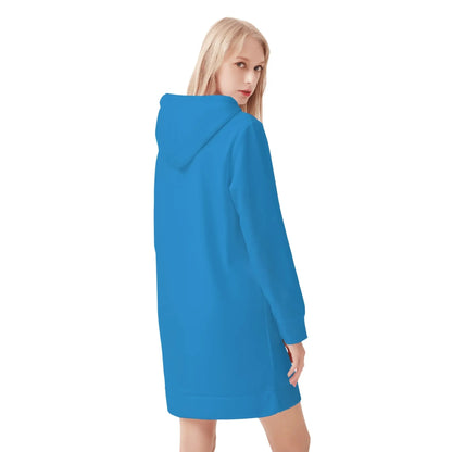 navy-blue-velvet-hoodie-dress-hoodiekleid-jlr-design-72281 - JLR Design