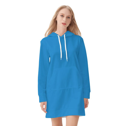 navy-blue-velvet-hoodie-dress-hoodiekleid-jlr-design-56154 - JLR Design