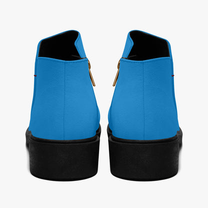 Navy Blue elegante Reißverschluss-Stiefeletten Stiefeletten JLR Design