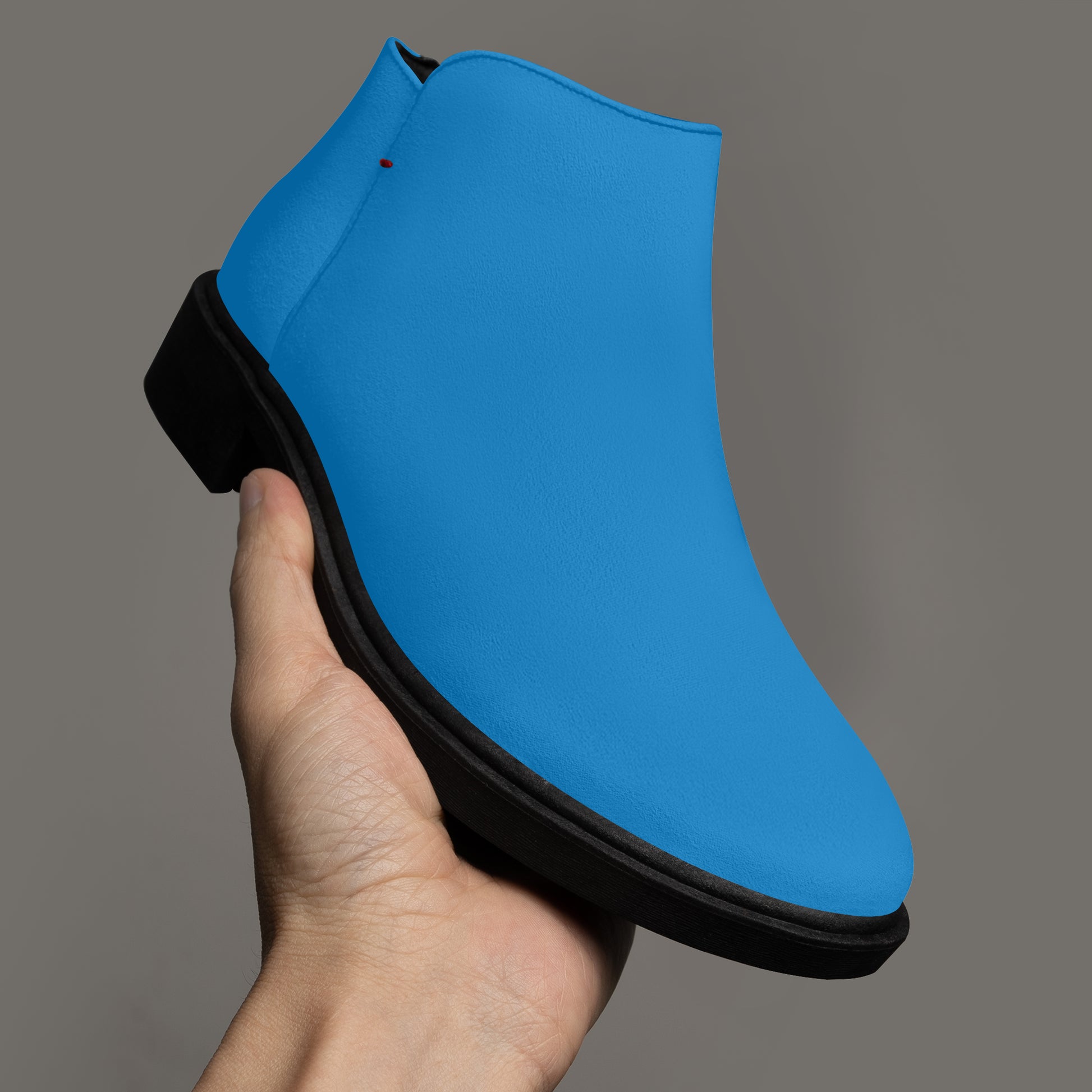 Navy Blue elegante Reißverschluss-Stiefeletten Stiefeletten JLR Design