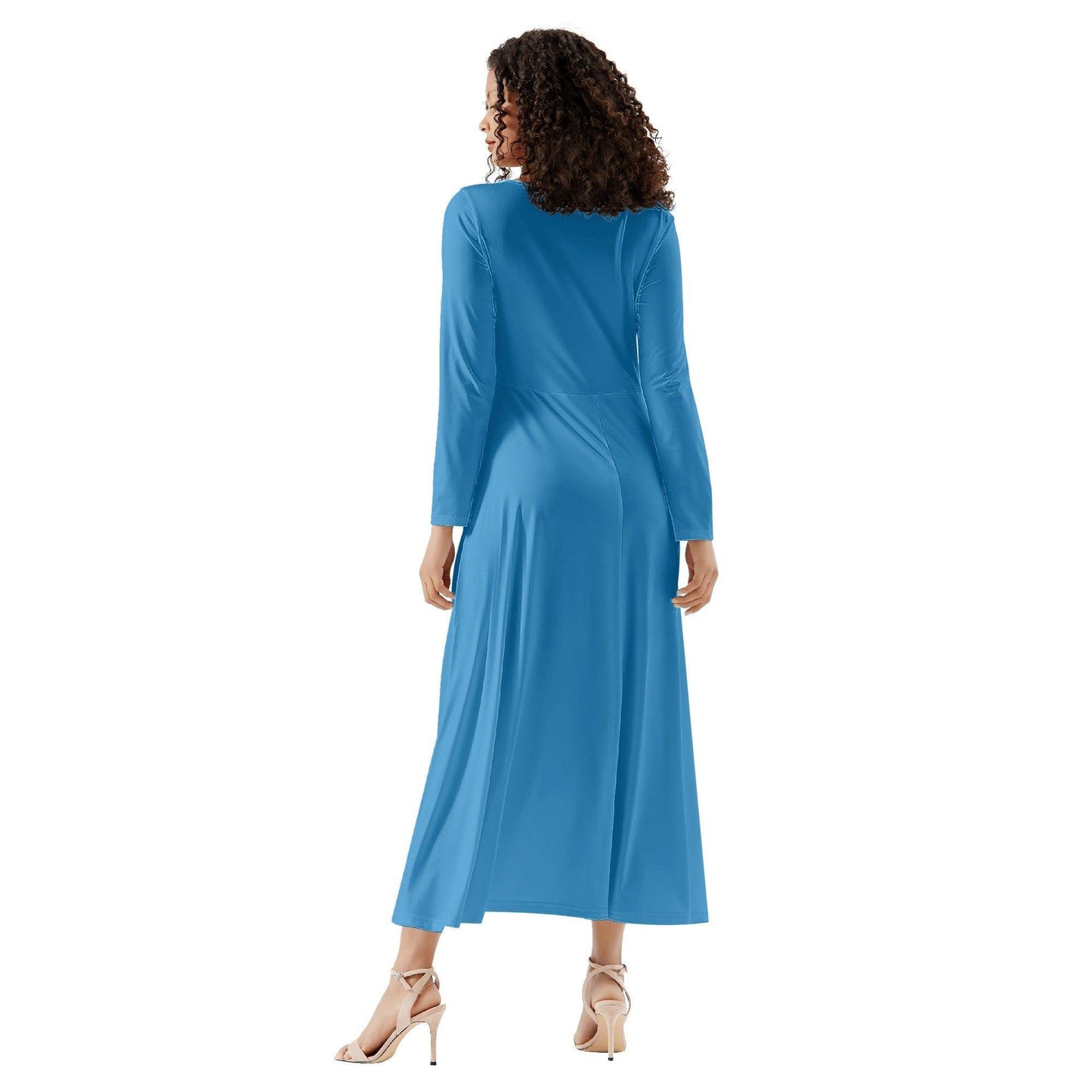 Navy Blue Long Sleeve Dress Long Sleeve Dress 59.99 Blue, Dress, Long, Navy, Sleeve JLR Design