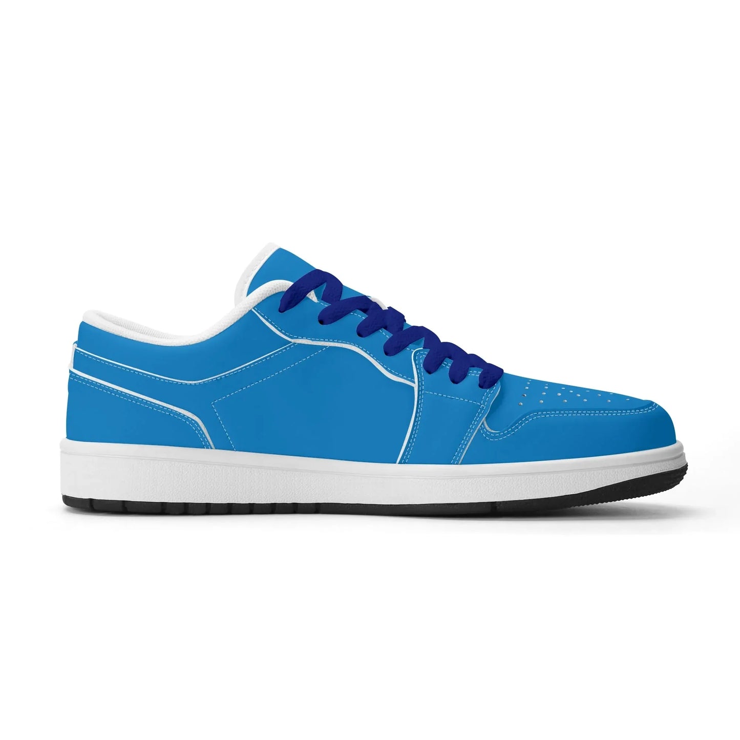 navy-blue-low-top-leder-sneaker-fur-damen-sneaker-jlr-design-87556 - JLR Design