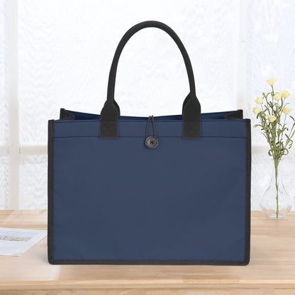 Navy Canvas Shopper Tasche Einkaufstasche JLR Design