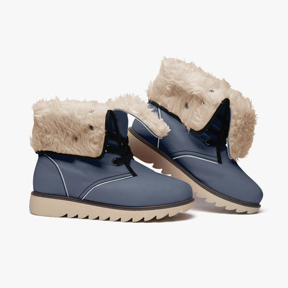 Navy Chic Boots mit Plüschfutter Boots JLR Design