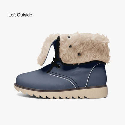 Navy Chic Boots mit Plüschfutter Boots JLR Design