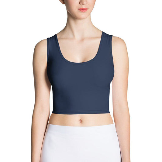 Navy Damen Crop Top Crop Top JLR Design