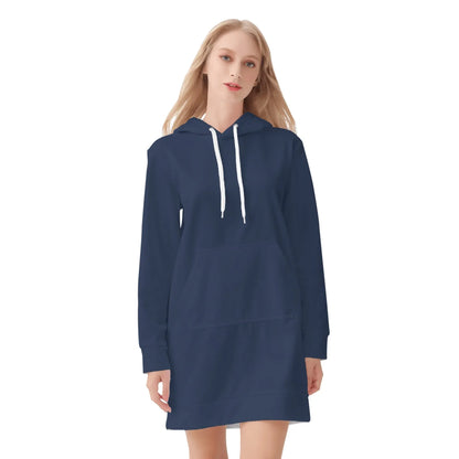 navy-velvet-hoodie-dress-hoodiekleid-jlr-design-94925 - JLR Design