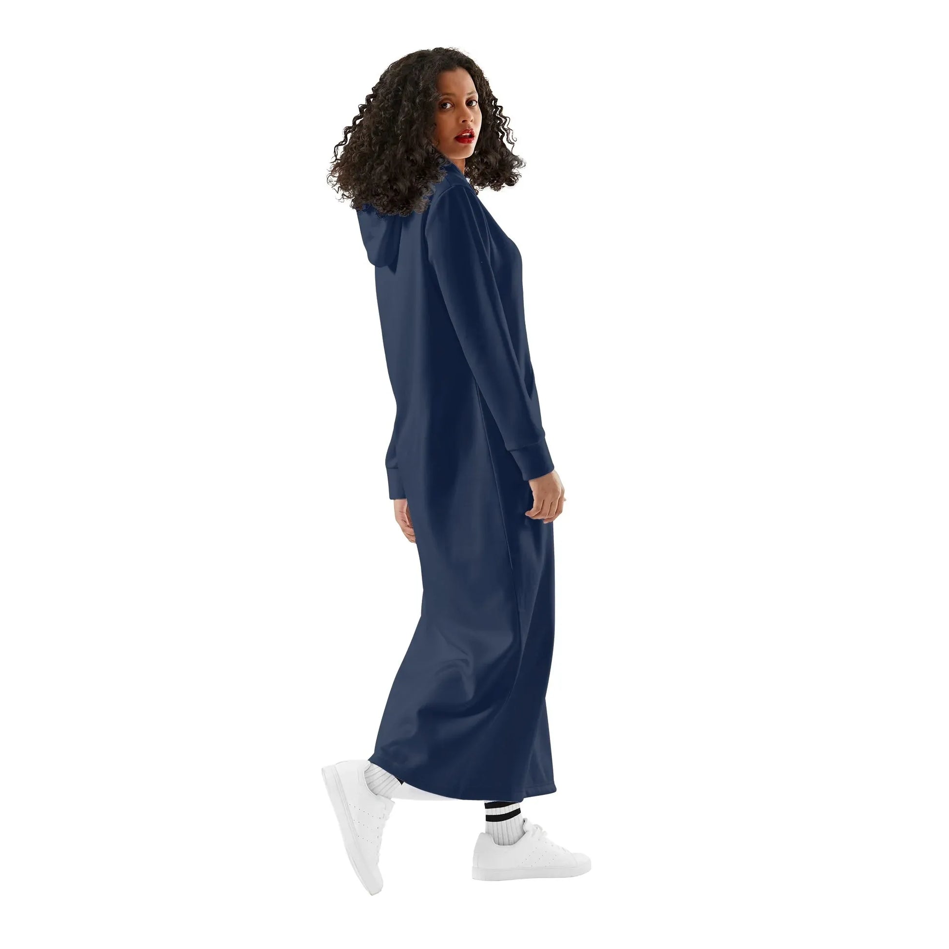 navy-bequemes-leichtes-hoodie-kleid-hoodiekleid-jlr-design-15734 - JLR Design